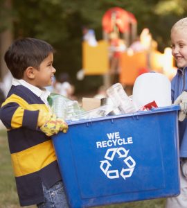 kids recycling